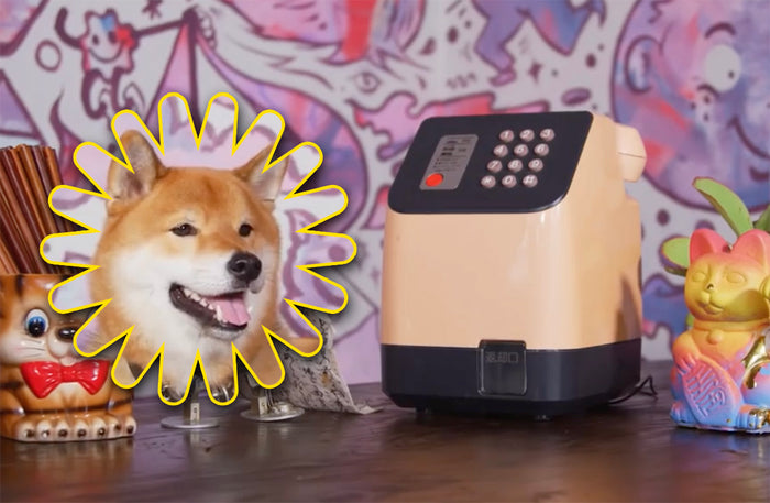 The Tofu Phone at Chotto Motto, a phone that lets you speak directly to Tofu Chan