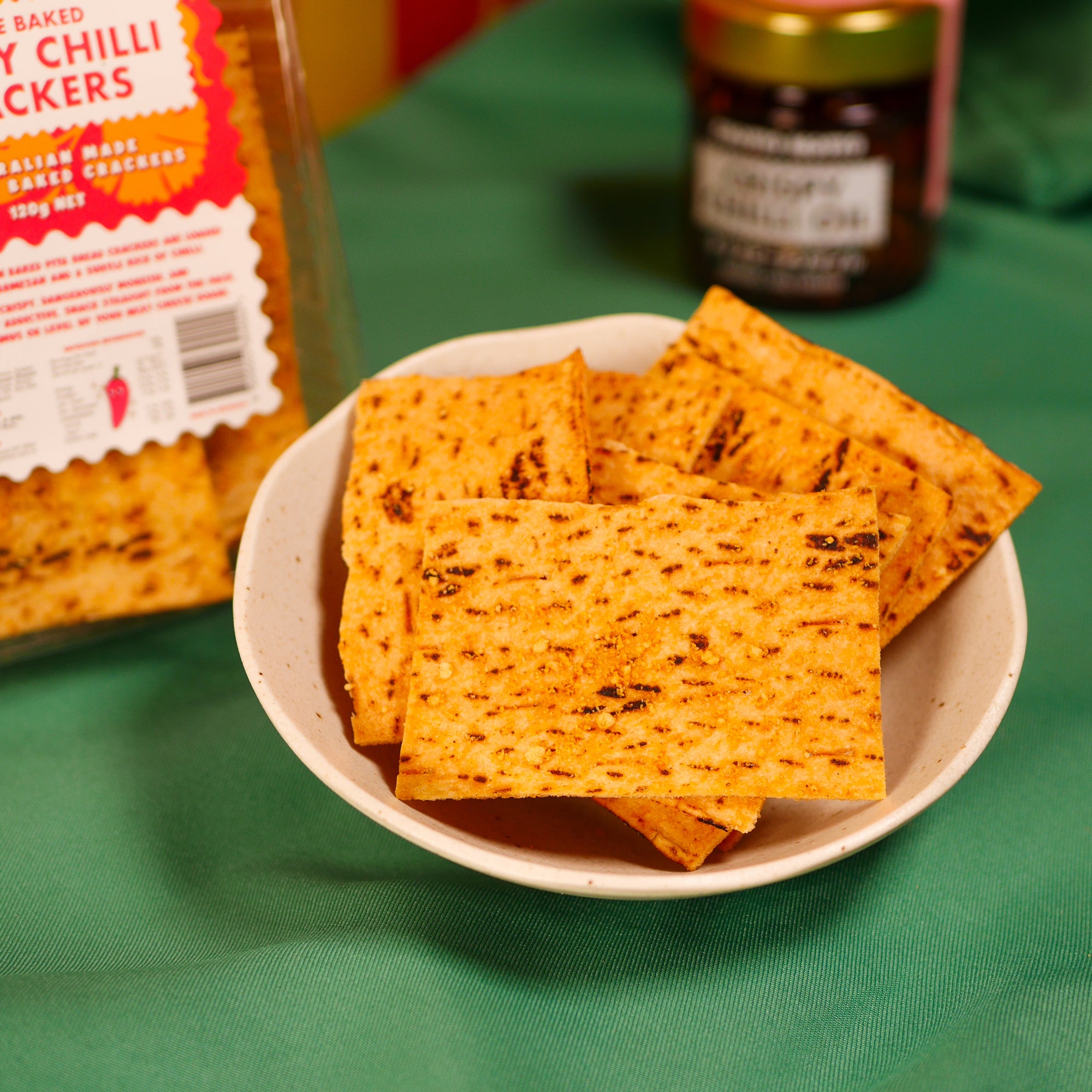 Crispy Chilli Crackers