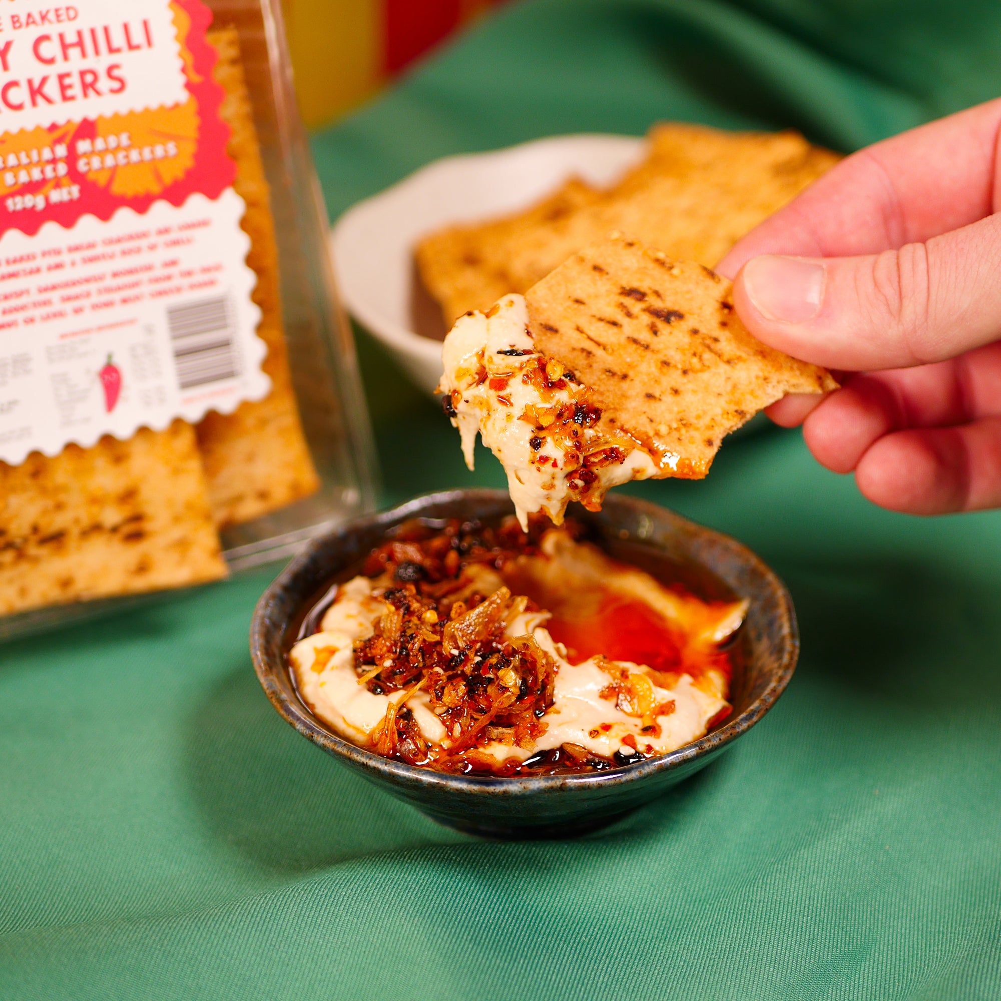 Crispy Chilli Crackers
